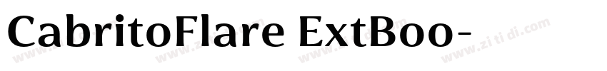 CabritoFlare ExtBoo字体转换